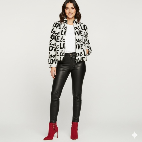 🖤 LOVE Faux Fur Blouson Jacket 💋 - Picture 2 of 12